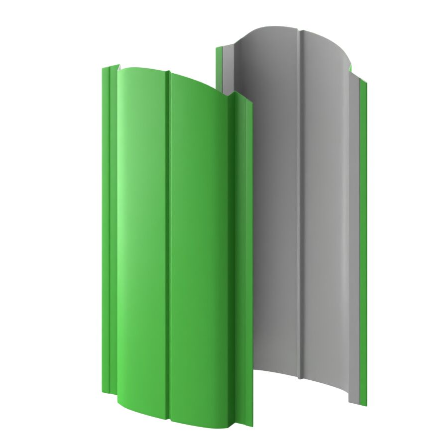 Штакетник металлический МП ELLIPSE-O фигурный NormanMP купить в Санкт-Петербурге