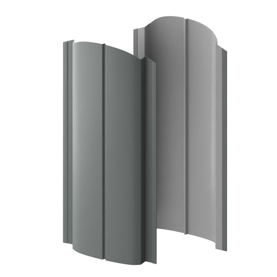 Штакетник металлический МП ELLIPSE-O фигурный PE 0,45мм купить в Санкт-Петербурге