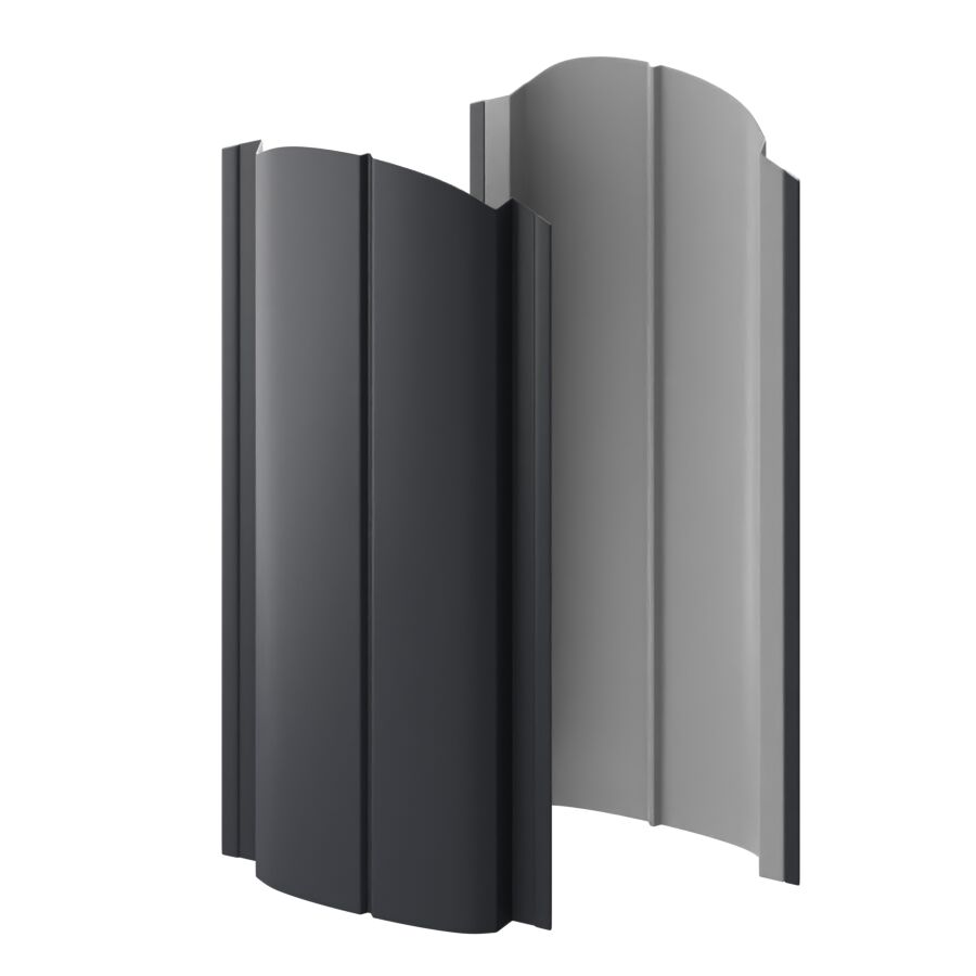 Штакетник металлический МП ELLIPSE-O фигурный Viking купить в Санкт-Петербурге