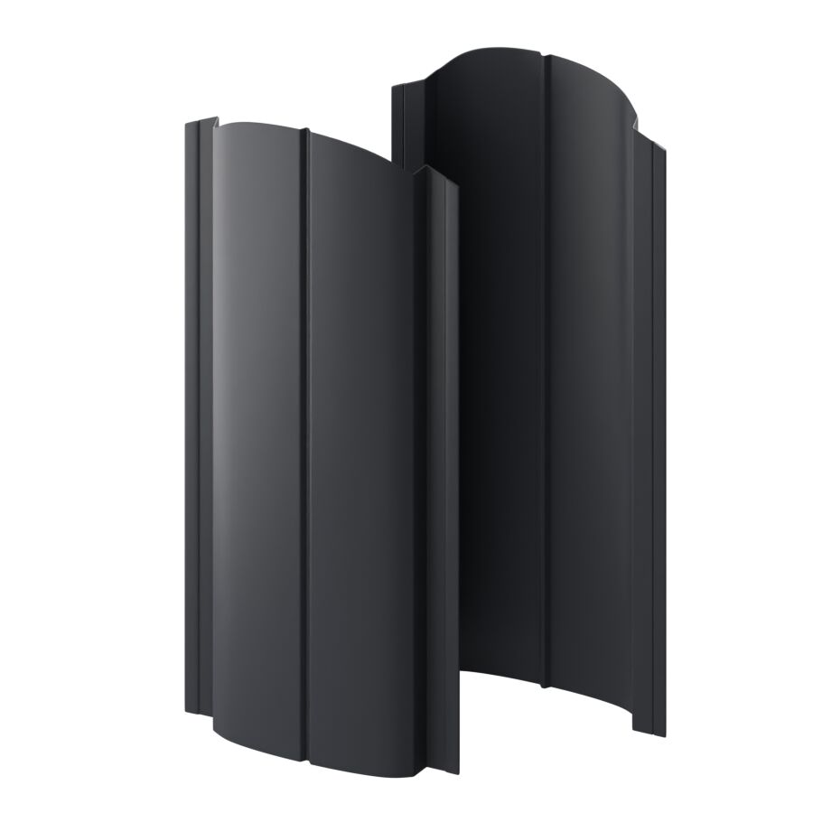 Штакетник МП ELLIPSE-O фигурный 0.40мм ПЭ двусторонний {длины по списку} купить в Санкт-Петербурге