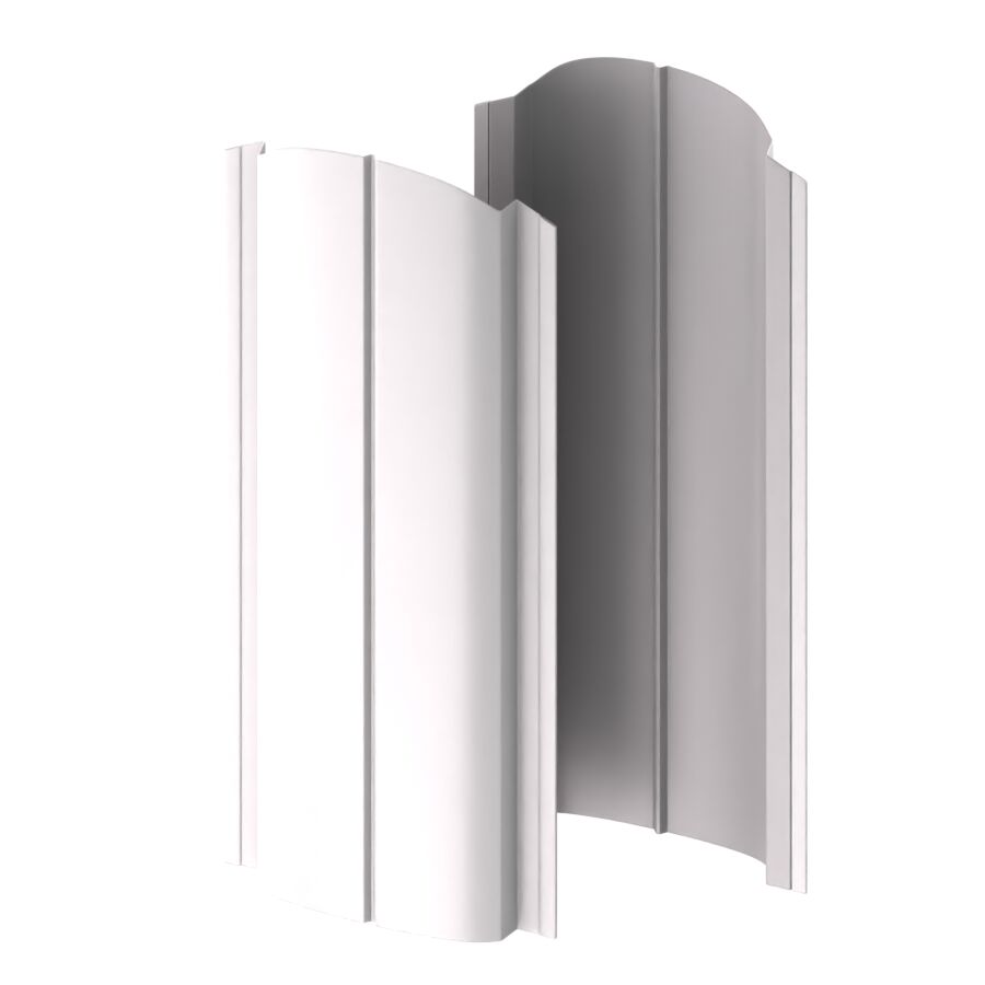 Штакетник металлический МП ELLIPSE-O фигурный NormanMP купить в Санкт-Петербурге