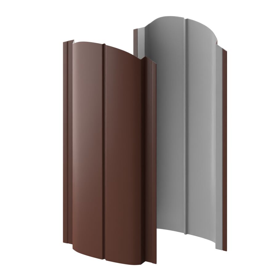 Штакетник металлический МП ELLIPSE-O фигурный PURMAN купить в Санкт-Петербурге