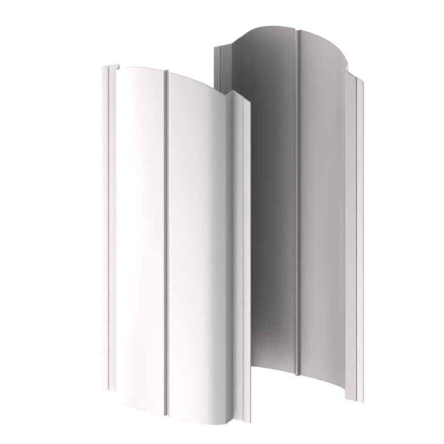 Штакетник металлический МП ELLIPSE-O фигурный NormanMP купить в Санкт-Петербурге