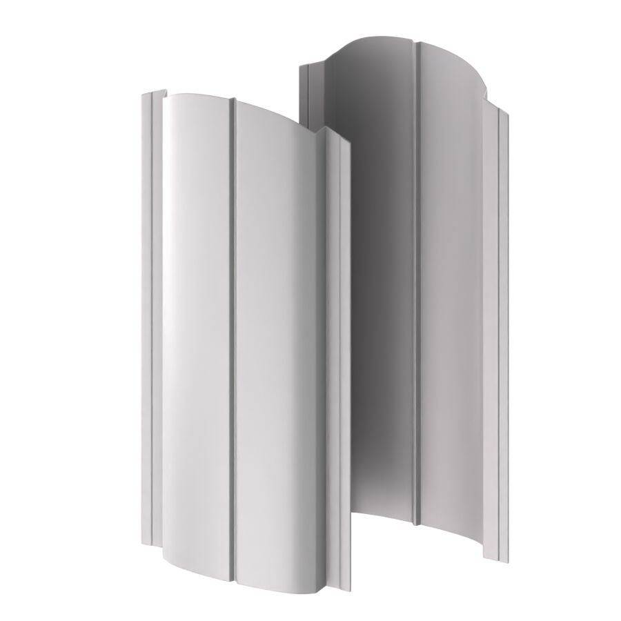 Штакетник металлический МП ELLIPSE-O фигурный PE 0,45мм купить в Санкт-Петербурге