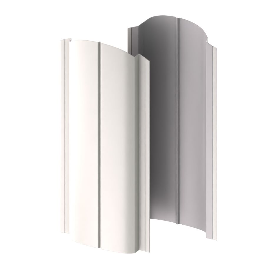 Штакетник металлический МП ELLIPSE-O фигурный PE 0,45мм купить в Санкт-Петербурге