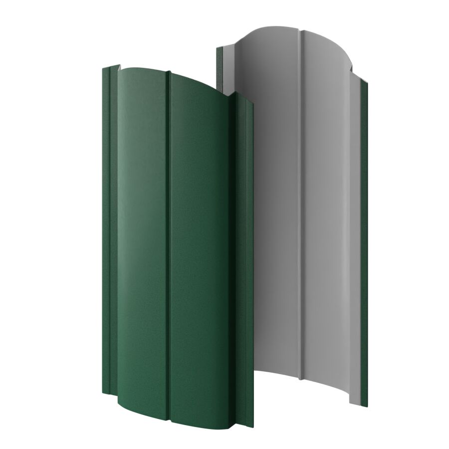 Штакетник металлический МП ELLIPSE-O фигурный NormanMP купить в Санкт-Петербурге