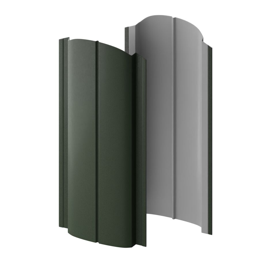 Штакетник металлический МП ELLIPSE-O фигурный Viking купить в Санкт-Петербурге