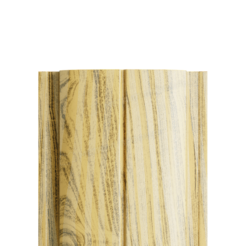 Штакетник МП ELLIPSE-T-БР прямой 0.50мм Сосна Ecosteel Texture {длины по списку} купить в Санкт-Петербурге