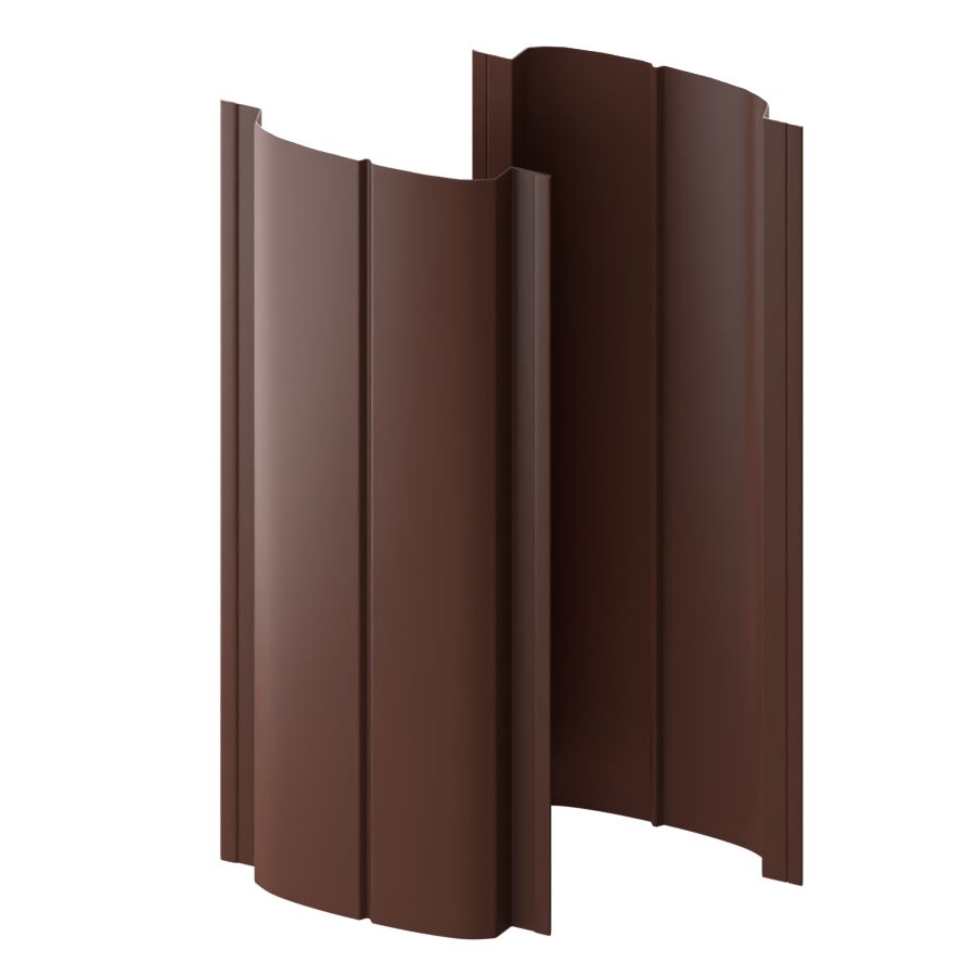 Штакетник металлический МП ELLIPSE-T прямой PE двусторонний 0,45мм купить в Санкт-Петербурге