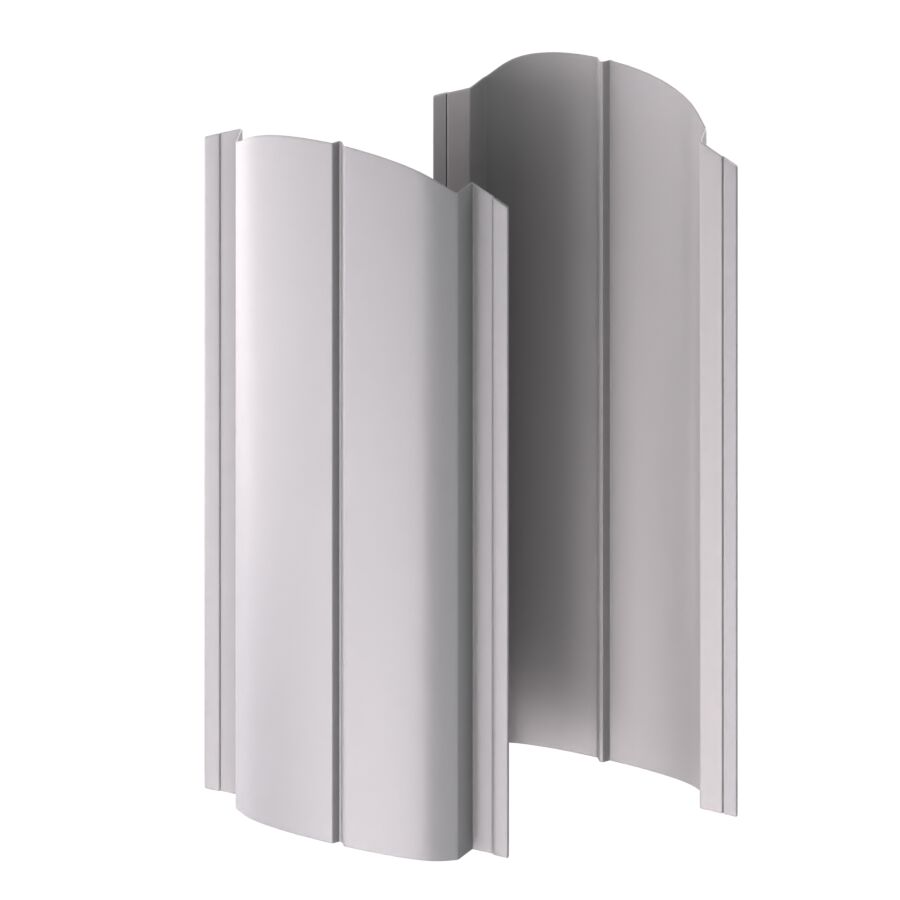 Штакетник МП ELLIPSE-O-БР фигурный 0.45мм ПЭ {длины по списку} купить в Санкт-Петербурге