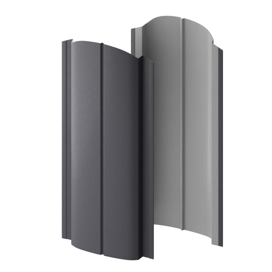 Штакетник МП ELLIPSE-O-БР фигурный 0.50мм Valori {длины по списку} купить в Санкт-Петербурге