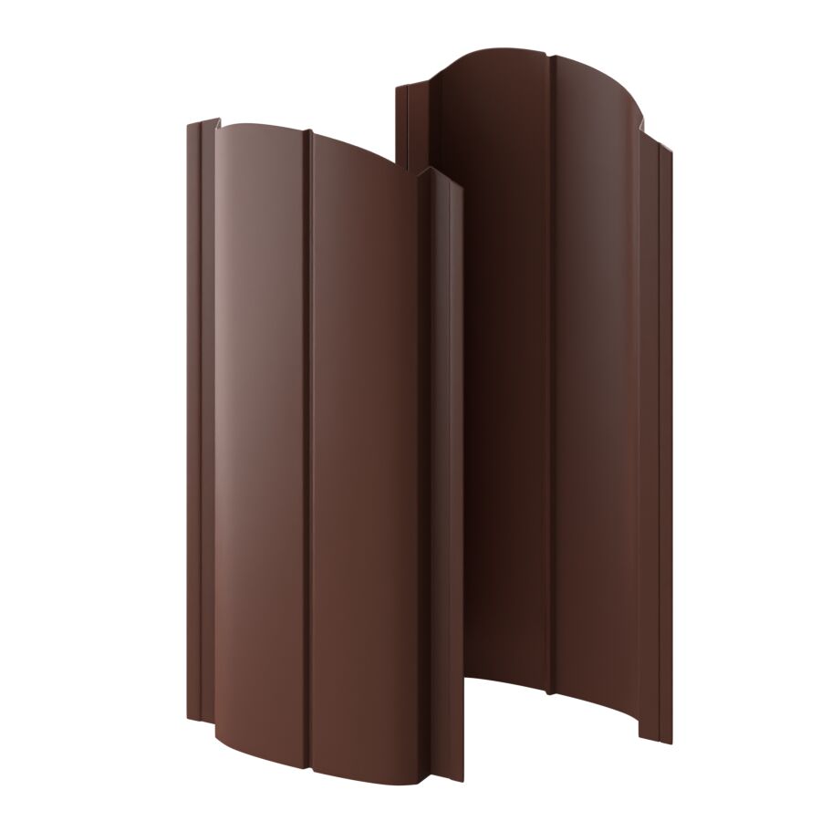 Штакетник МП ELLIPSE-O фигурный 0.40мм ПЭ матовый двусторонний {длины по списку} купить в Санкт-Петербурге