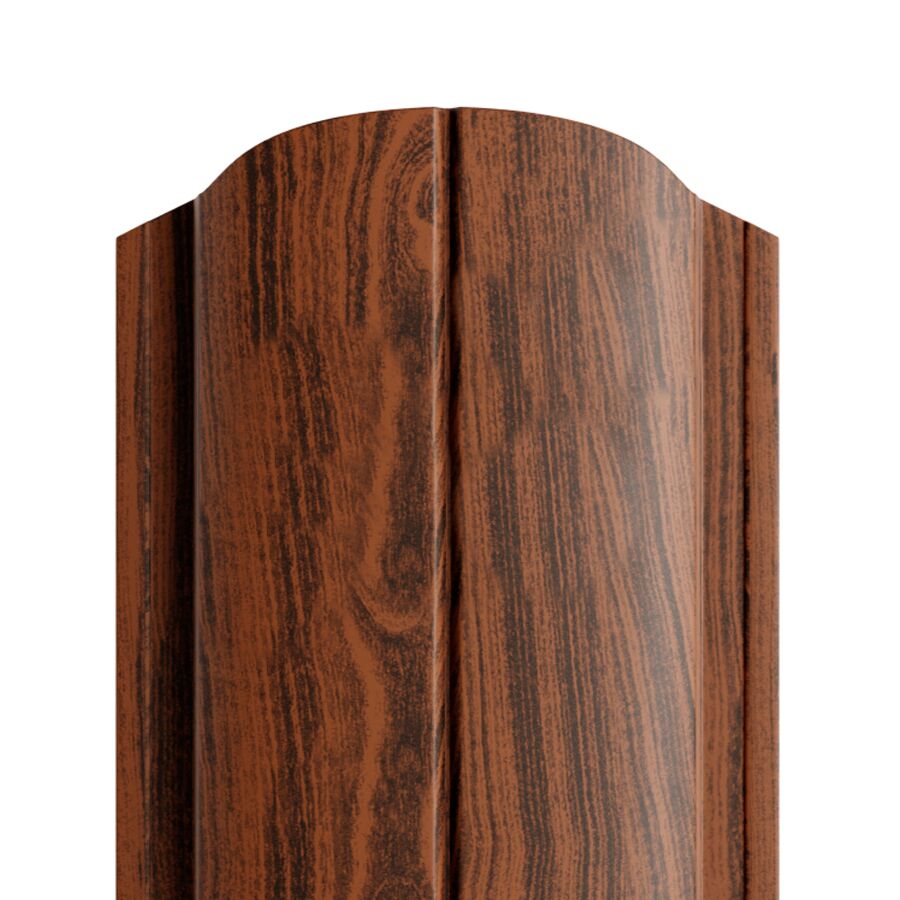 Штакетник МП ELLIPSE-O-БР фигурный 0.50мм Ecosteel {длины по списку} купить в Санкт-Петербурге