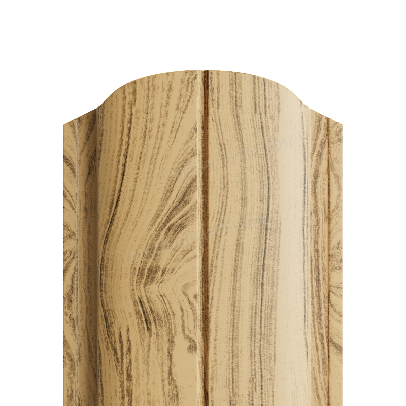 Штакетник металлический МП ELLIPSE-O фигурный Ecosteel Matt купить в Санкт-Петербурге