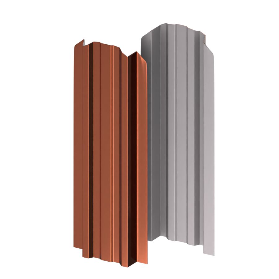 Штакетник металлический МП LANE-O фигурный PURMAN купить в Санкт-Петербурге