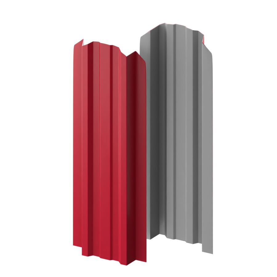 Штакетник металлический МП LANE-O фигурный PE 0,45мм купить в Санкт-Петербурге