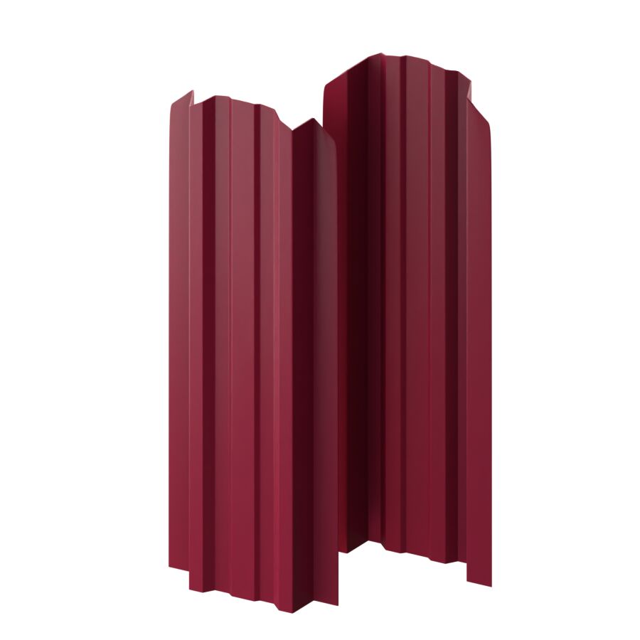 Штакетник металлический МП LANE-O фигурный PE двусторонний 0,45мм купить в Санкт-Петербурге