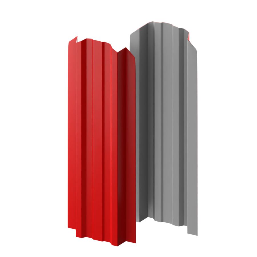 Штакетник металлический МП LANE-O фигурный PE 0,45мм купить в Санкт-Петербурге