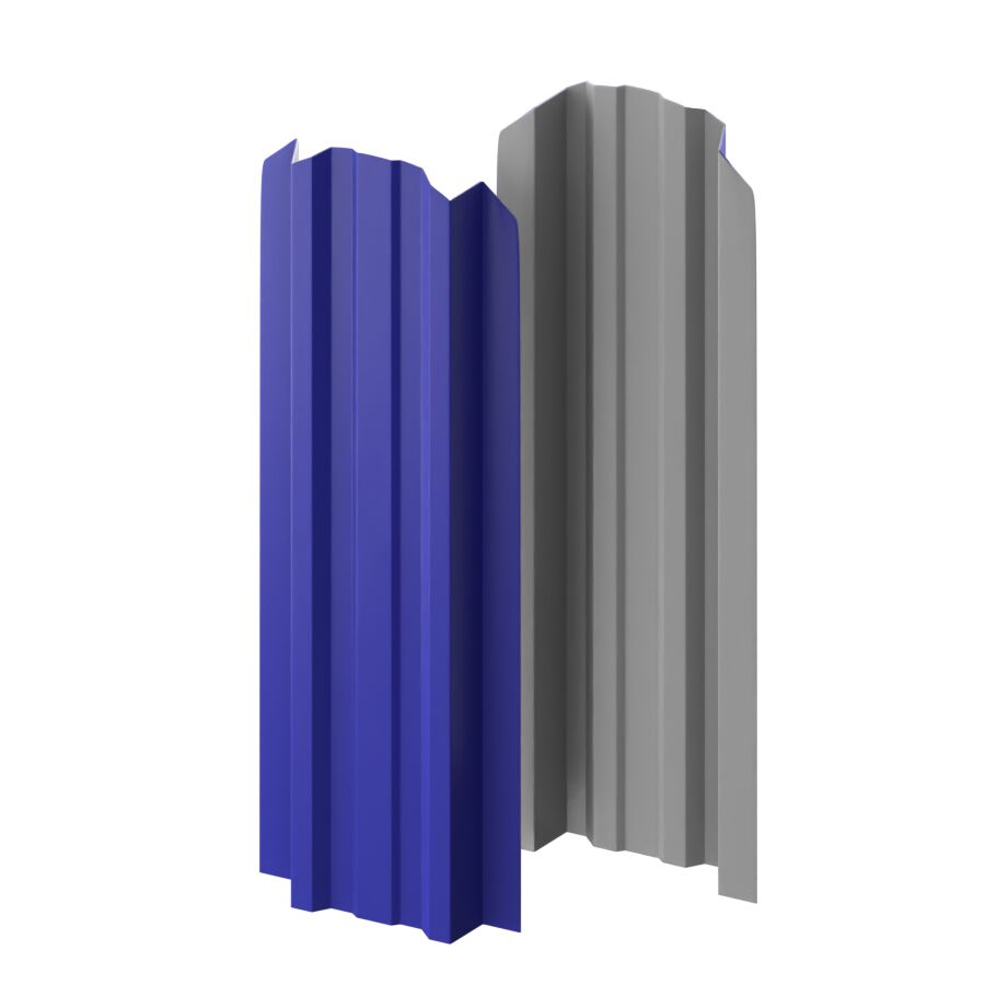 Штакетник металлический МП LANE-O фигурный PE 0,45мм купить в Санкт-Петербурге