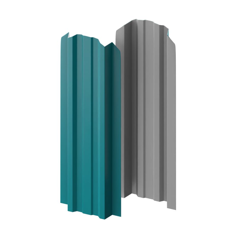 Штакетник металлический МП LANE-O фигурный PE 0,45мм купить в Санкт-Петербурге