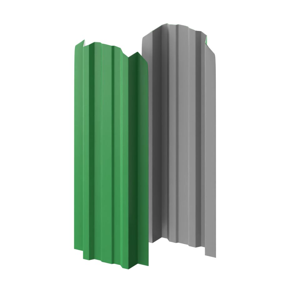 Штакетник металлический МП LANE-O фигурный PE 0,45мм купить в Санкт-Петербурге