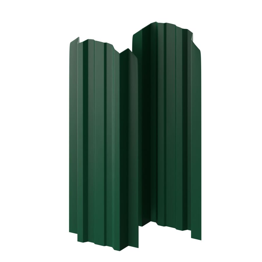 Штакетник металлический МП LANE-O фигурный PE двусторонний 0,45мм купить в Санкт-Петербурге