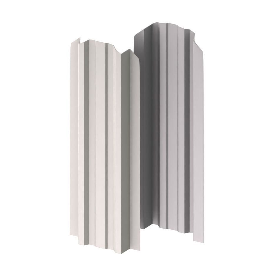 Штакетник металлический МП LANE-O фигурный PE 0,45мм купить в Санкт-Петербурге