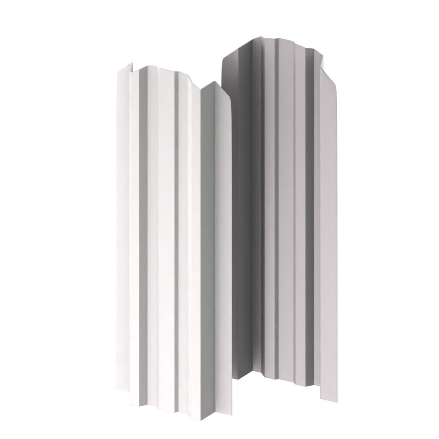 Штакетник МП LАNE-O-БР фигурный 0.45мм ПЭ {длины по списку} купить в Санкт-Петербурге