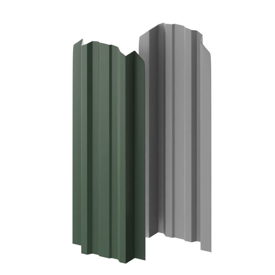 Штакетник металлический МП LANE-O фигурный Puretan купить в Санкт-Петербурге