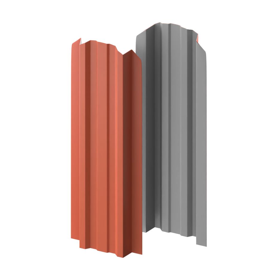 Штакетник металлический МП LANE-O фигурный Puretan купить в Санкт-Петербурге