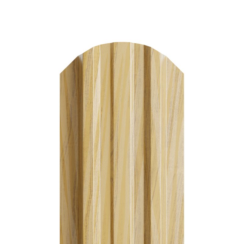 Штакетник металлический МП LANE-O фигурный Ecosteel двусторонний купить в Санкт-Петербурге