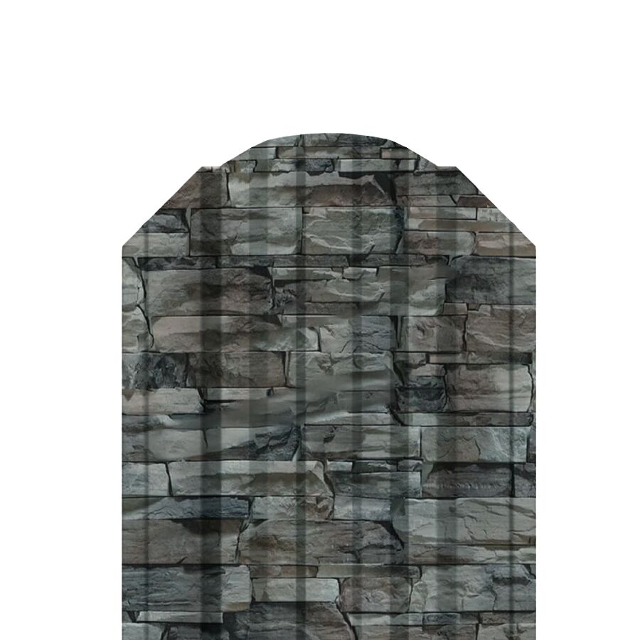 Штакетник МП TRAPEZE-O фигурный 0.50мм Ecosteel {длины по списку} купить в Санкт-Петербурге