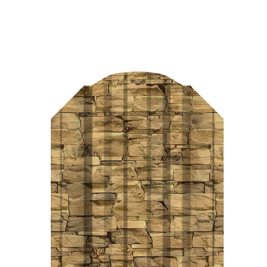 Штакетник МП TRAPEZE-O фигурный 0.50мм Ecosteel {длины по списку} купить в Санкт-Петербурге