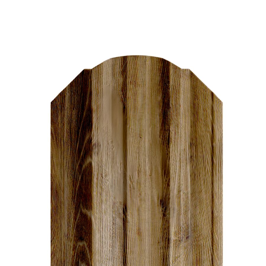 Штакетник МП TRAPEZE-O фигурный 0.45мм Ecosteel Texture {длины по списку} купить в Санкт-Петербурге