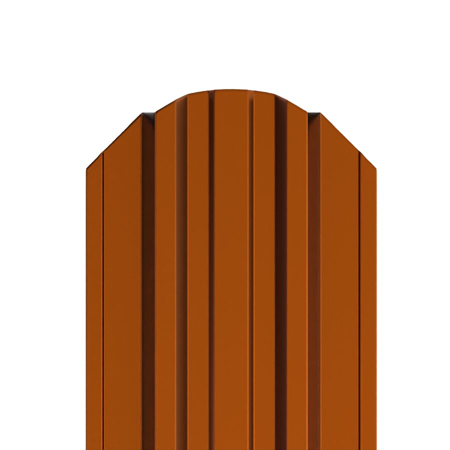 Штакетник МП TRAPEZE-O фигурный 0.50мм Copper (медный) Agneta {длины по списку} купить в Санкт-Петербурге