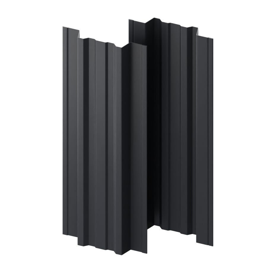 Штакетник МП TRAPEZE-T-БР прямой 0.45мм ПЭ двусторонний {длины по списку} купить в Санкт-Петербурге