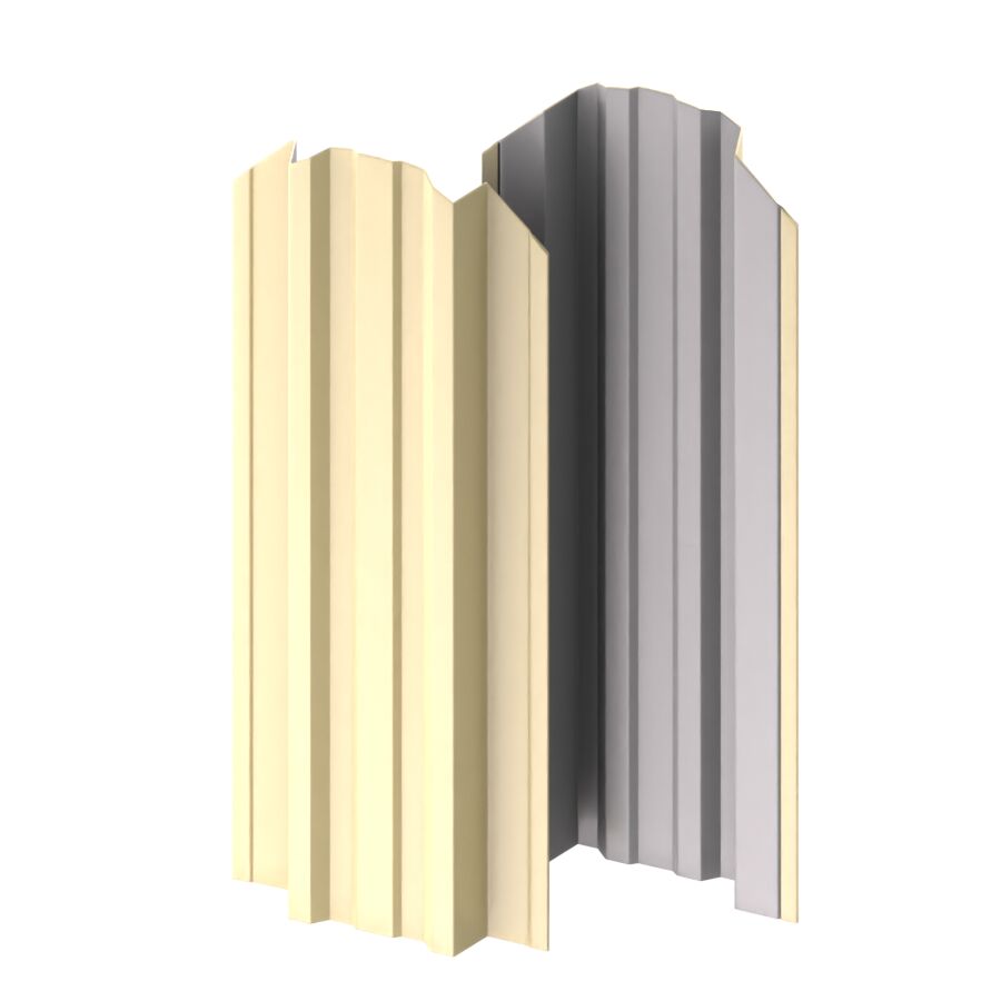 Штакетник МП TRAPEZE-O фигурный 0.40мм ПЭ {длины по списку} купить в Санкт-Петербурге