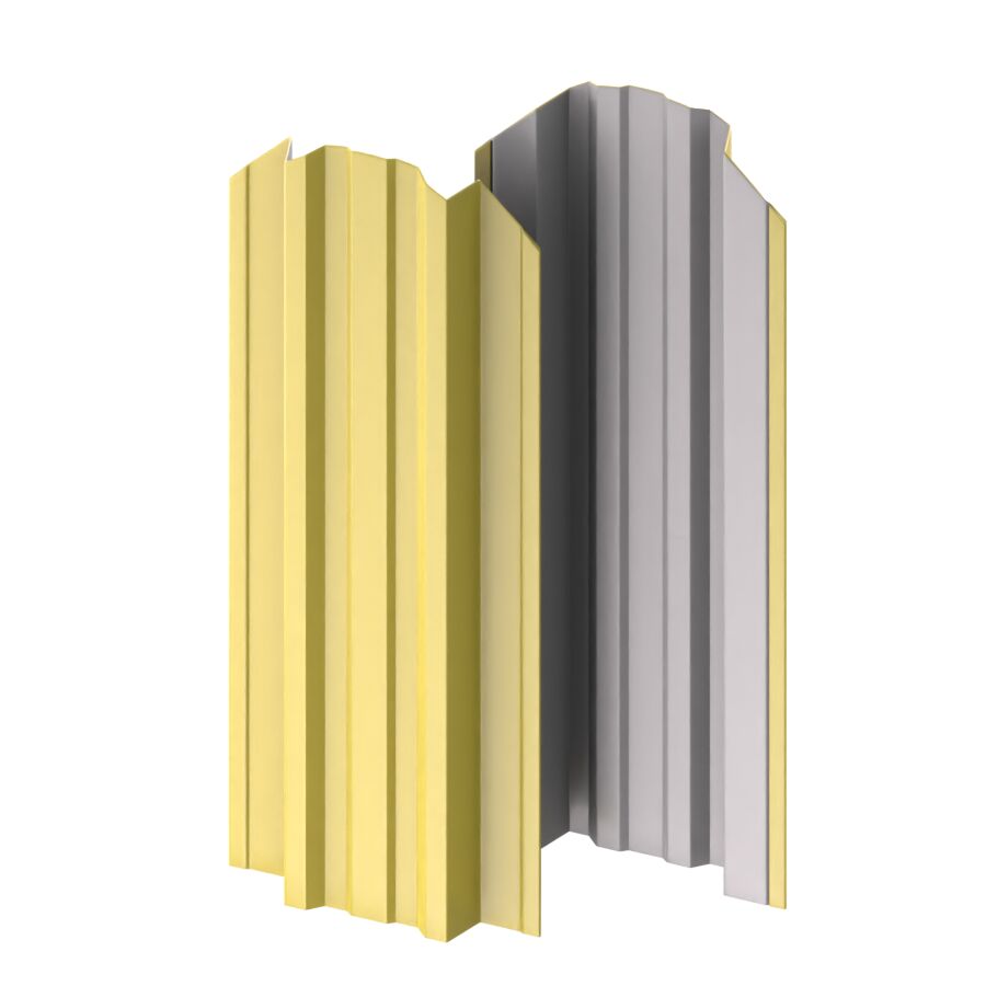 Штакетник МП TRAPEZE-O фигурный 0.45мм ПЭ {длины по списку} купить в Санкт-Петербурге