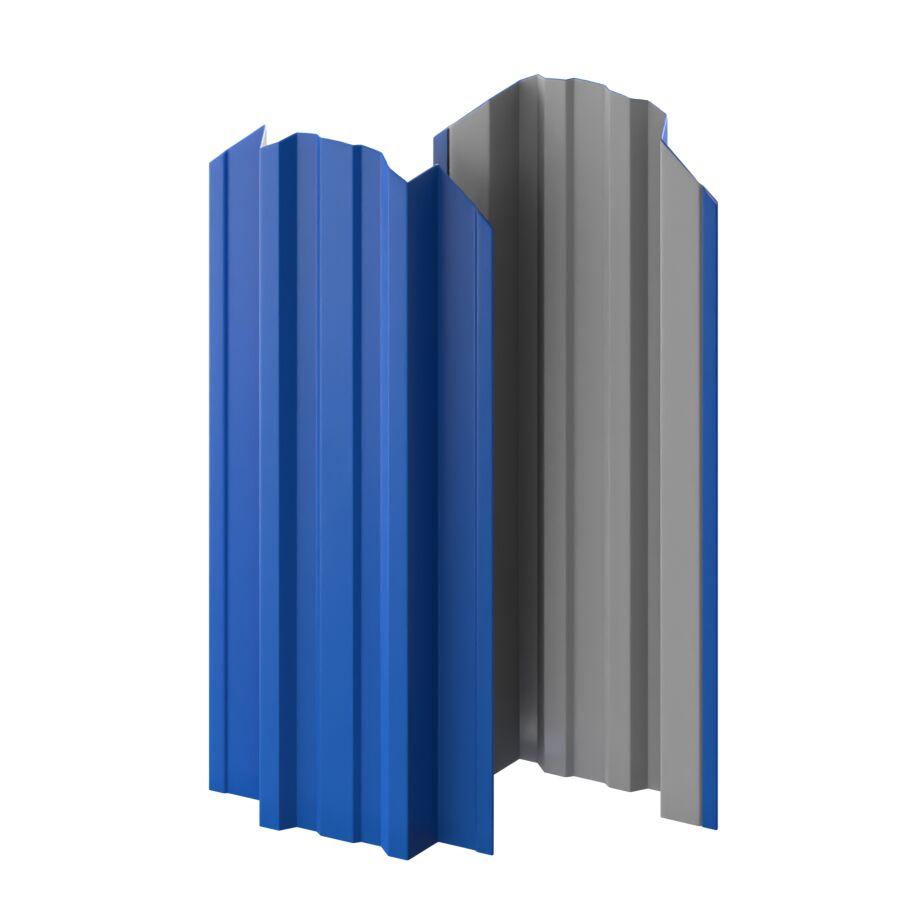 Штакетник МП TRAPEZE-O фигурный 0.40мм ПЭ {длины по списку} купить в Санкт-Петербурге