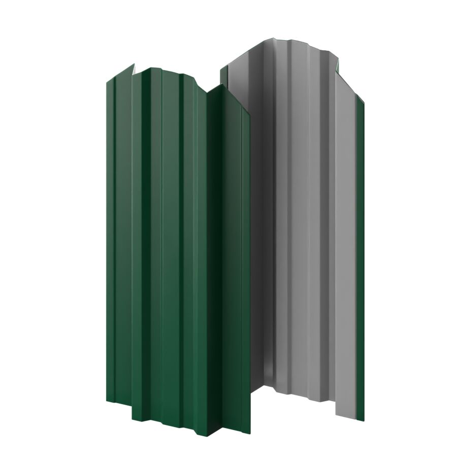 Штакетник МП TRAPEZE-O фигурный 0.50мм Purman {длины по списку} купить в Санкт-Петербурге