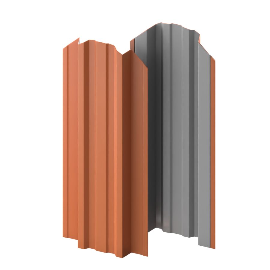 Штакетник МП TRAPEZE-O фигурный 0.50мм VikingMP Е {длины по списку} купить в Санкт-Петербурге