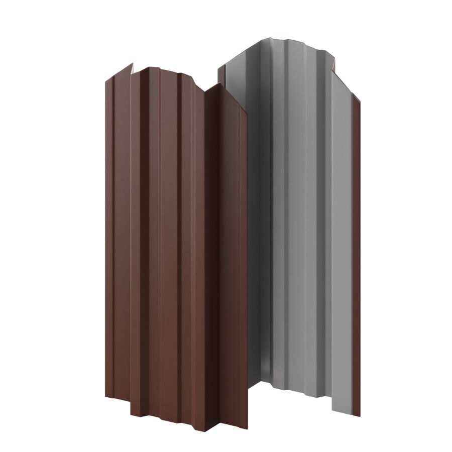 Штакетник МП TRAPEZE-O-БР фигурный 0.50мм Norman {длины по списку} купить в Санкт-Петербурге