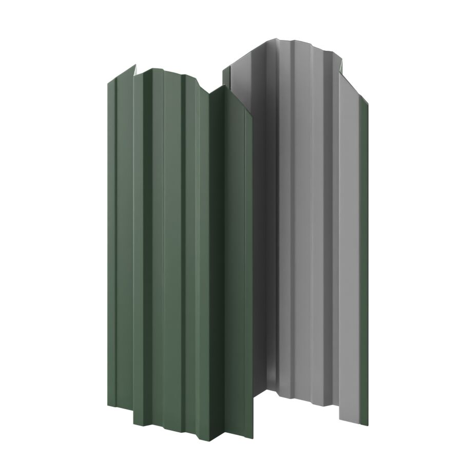 Штакетник МП TRAPEZE-O фигурный 0.50мм Puretan {длины по списку} купить в Санкт-Петербурге