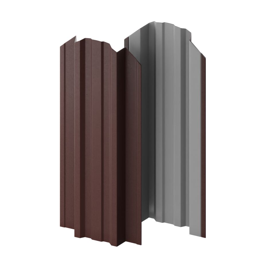 Штакетник МП TRAPEZE-O фигурный 0.45мм Viking {длины по списку} купить в Санкт-Петербурге