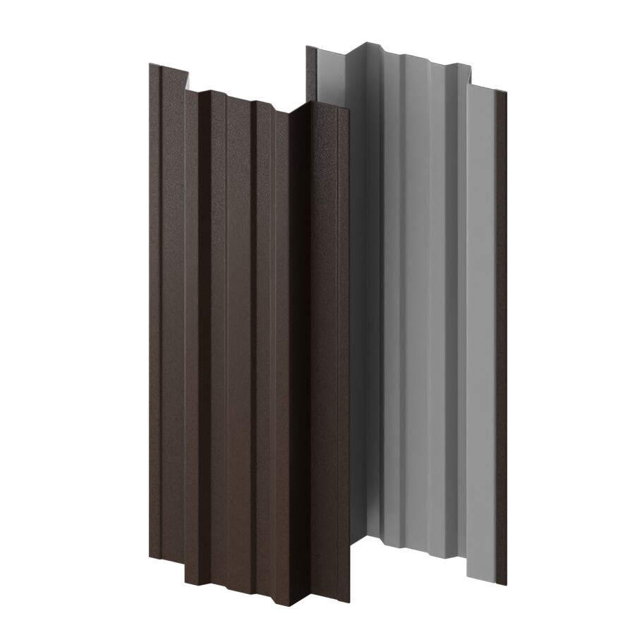 Штакетник МП TRAPEZE-T-БР прямой 0.50мм Valori {длины по списку} купить в Санкт-Петербурге