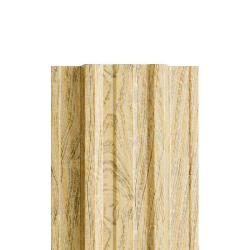 Штакетник МП TRAPEZE-T-БР прямой 0.50мм Сосна Ecosteel Texture {длины по списку} купить в Санкт-Петербурге