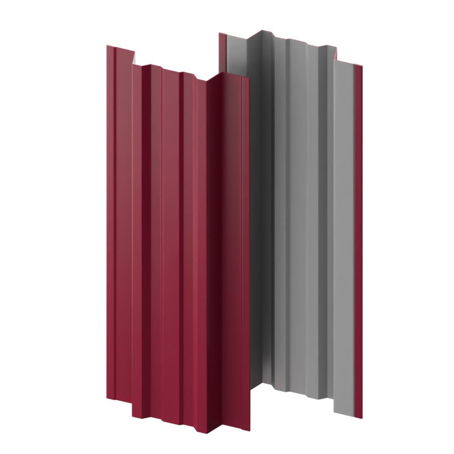 Штакетник МП TRAPEZE-T-БР прямой 0.45мм ПЭ {длины по списку} купить в Санкт-Петербурге