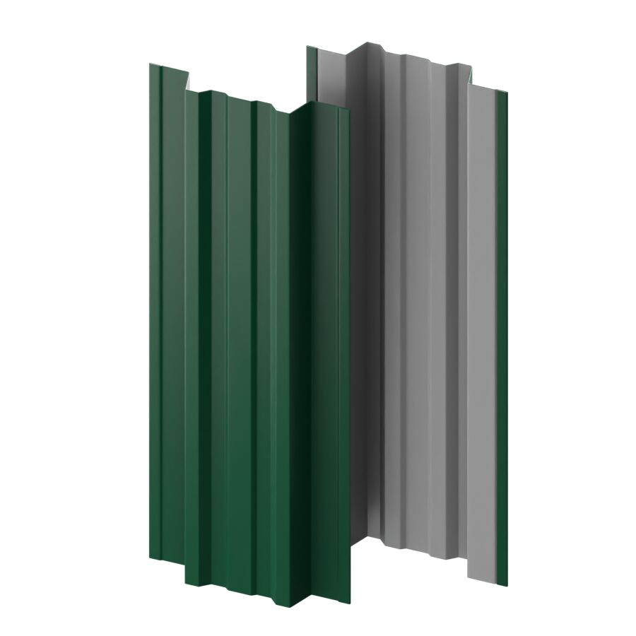 Штакетник МП TRAPEZE-T прямой 0.40мм ПЭ {длины по списку} купить в Санкт-Петербурге