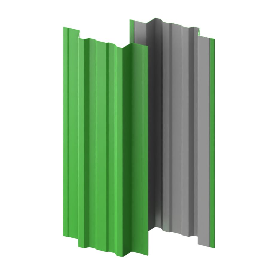 Штакетник МП TRAPEZE-T прямой 0.50мм Norman {длины по списку} купить в Санкт-Петербурге