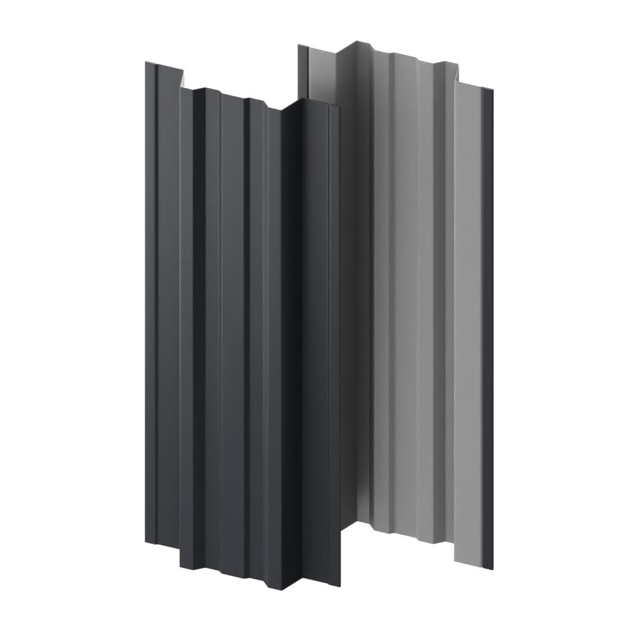 Штакетник МП TRAPEZE-T-БР прямой 0.45мм ПЭ {длины по списку} купить в Санкт-Петербурге